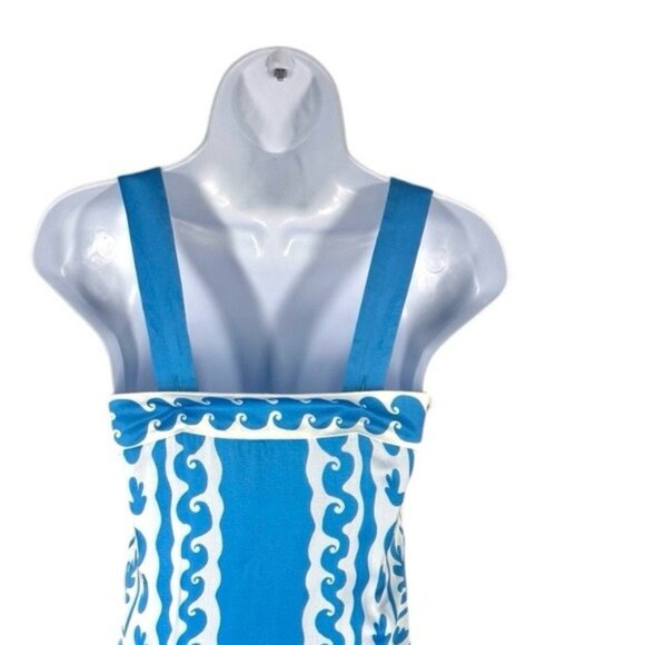 Family Photos Bandana Maxi Dress Boho Blue Anna Cate Tuckernuck NWT L - Picture 8 of 11